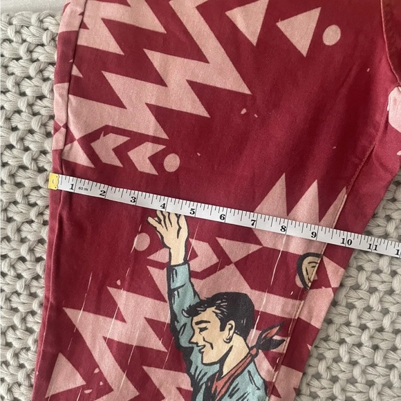 Rare RANCH DRESS'N Aztec Bronco Cowboy Horse Western Rodeo Bucking Flare Pants12 - Picture 9 of 9